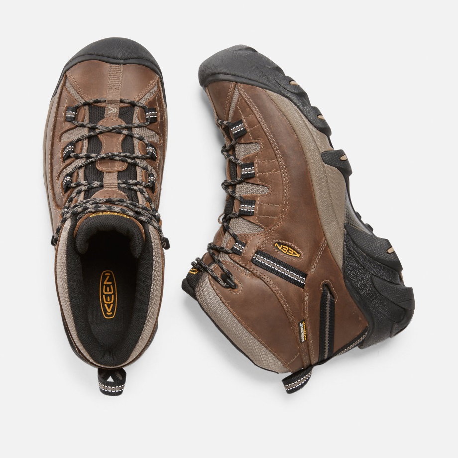 Keen Shitake-Brindle Men's Targhee II Waterproof Mid Wide