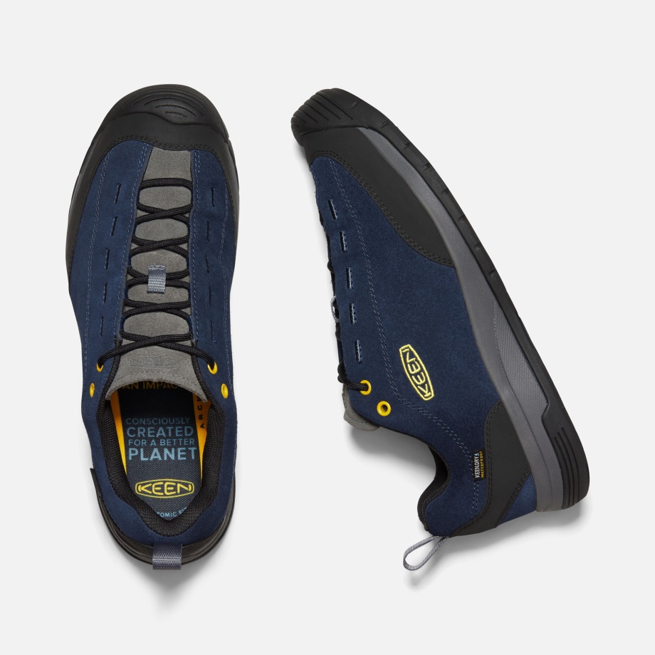 Black Iris-Magnet Keen Men's Jasper II Waterproof Suede Leather Trainers