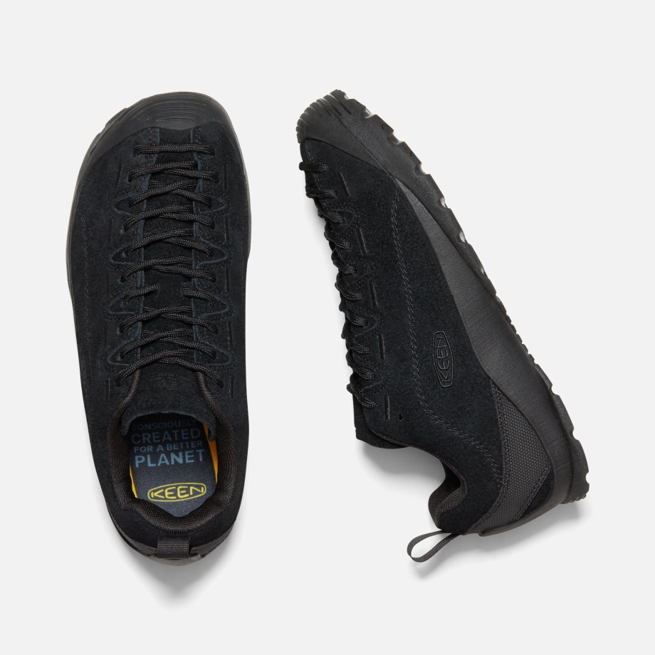 Hairy Black-Black Keen Women's Jasper Suede Trainer