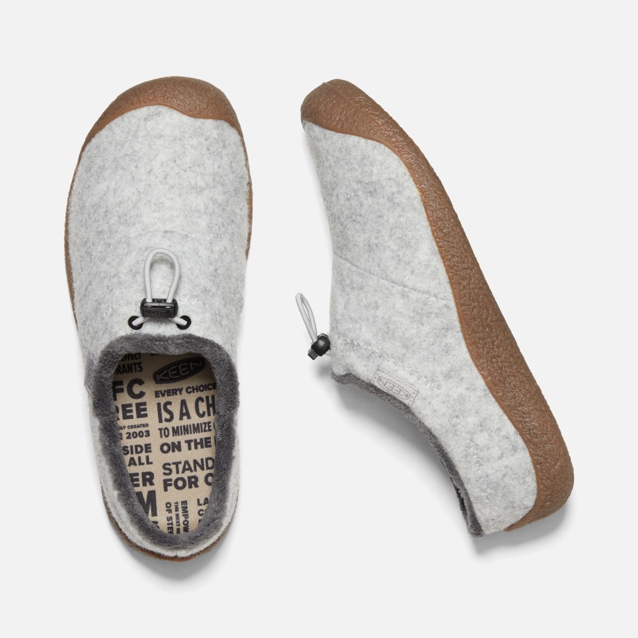 Women's Howser III Slide Keen Light Gray Wool-Vapor