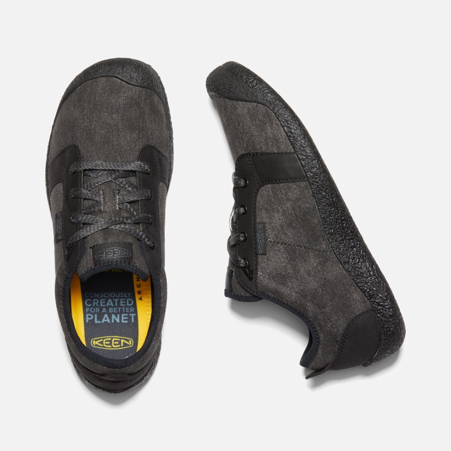 Men's Howser Canvas Lace-Up Black Keen