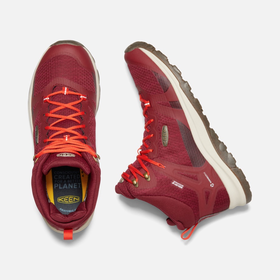 Women's Terradora II Waterproof Hiking Boots Keen Rhubarb-Jam