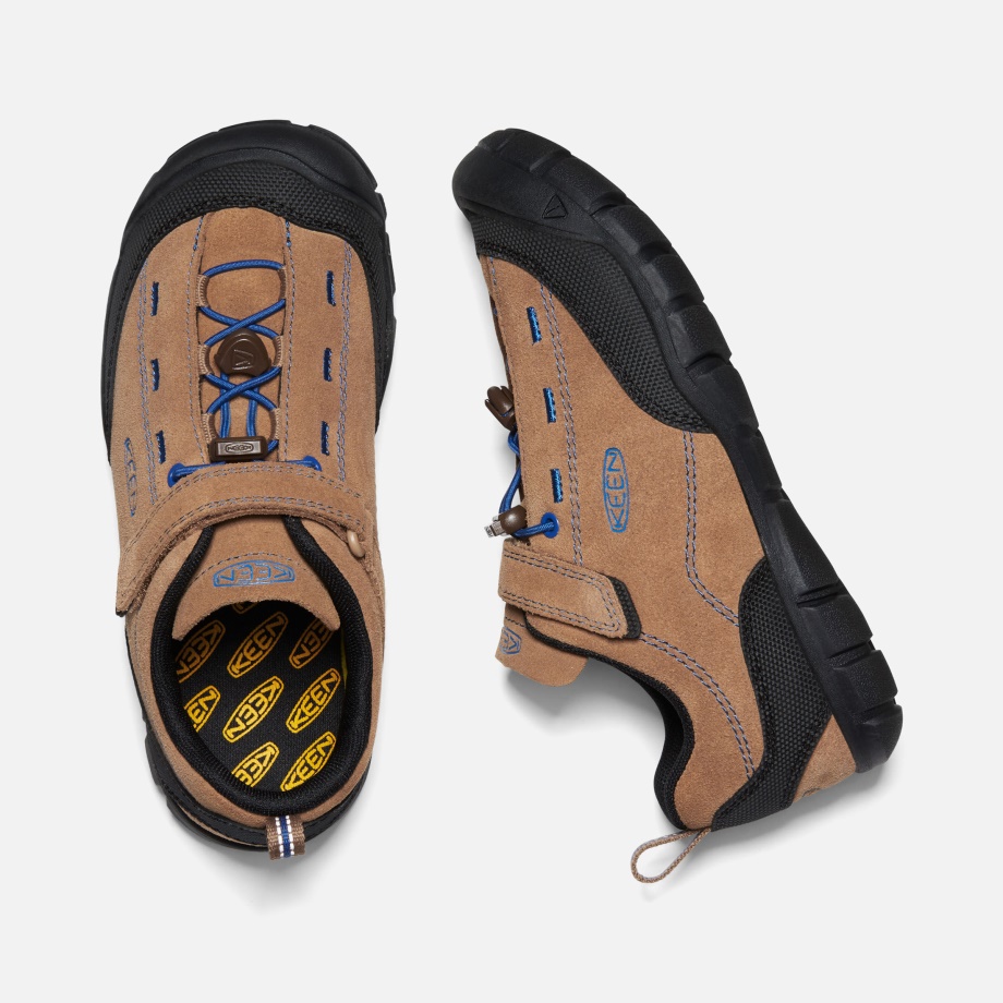 Keen Older Kids' Jasper II Toasted Coconut-Bright Cobalt