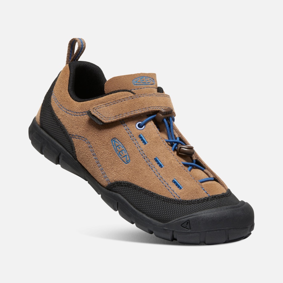 Keen Older Kids' Jasper II Toasted Coconut-Bright Cobalt
