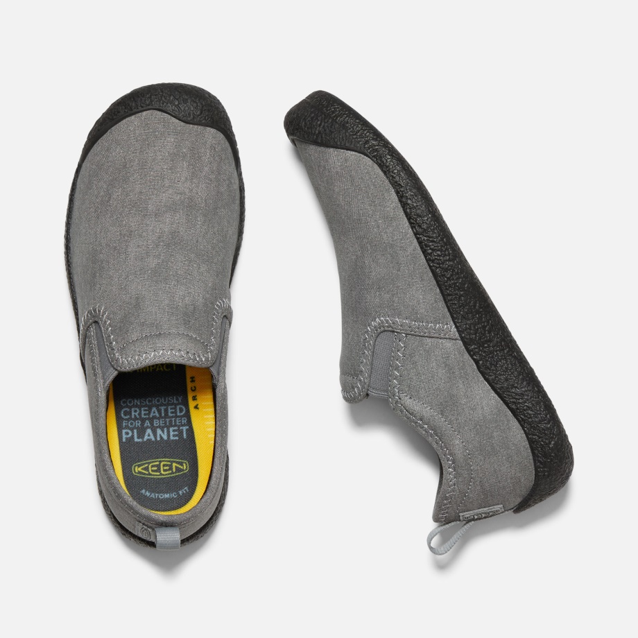 Keen Women's Howser Canvas Slip-On Grey-Black