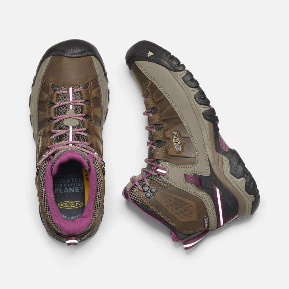 Women's Targhee III Waterproof Hiking Boots Weiss-Boysenberry Keen